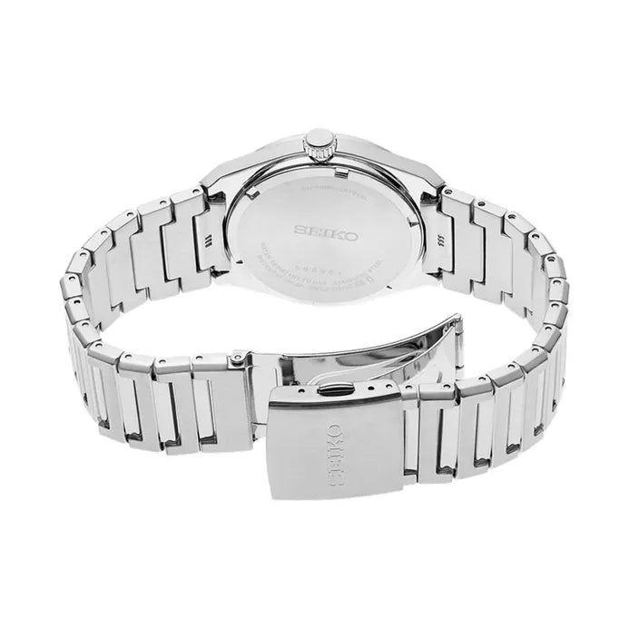 Classic SSB455 SSB455P1 Quartz Black Pattern Dial Stainless Strap