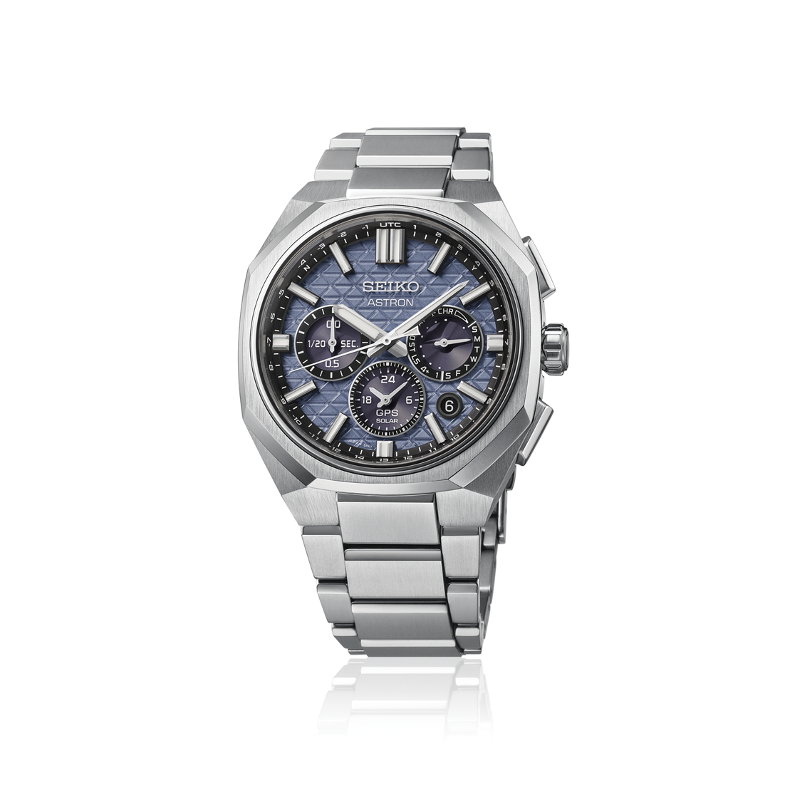 Astron HAB001J1 GPS Solar Dual-Time Chronograph