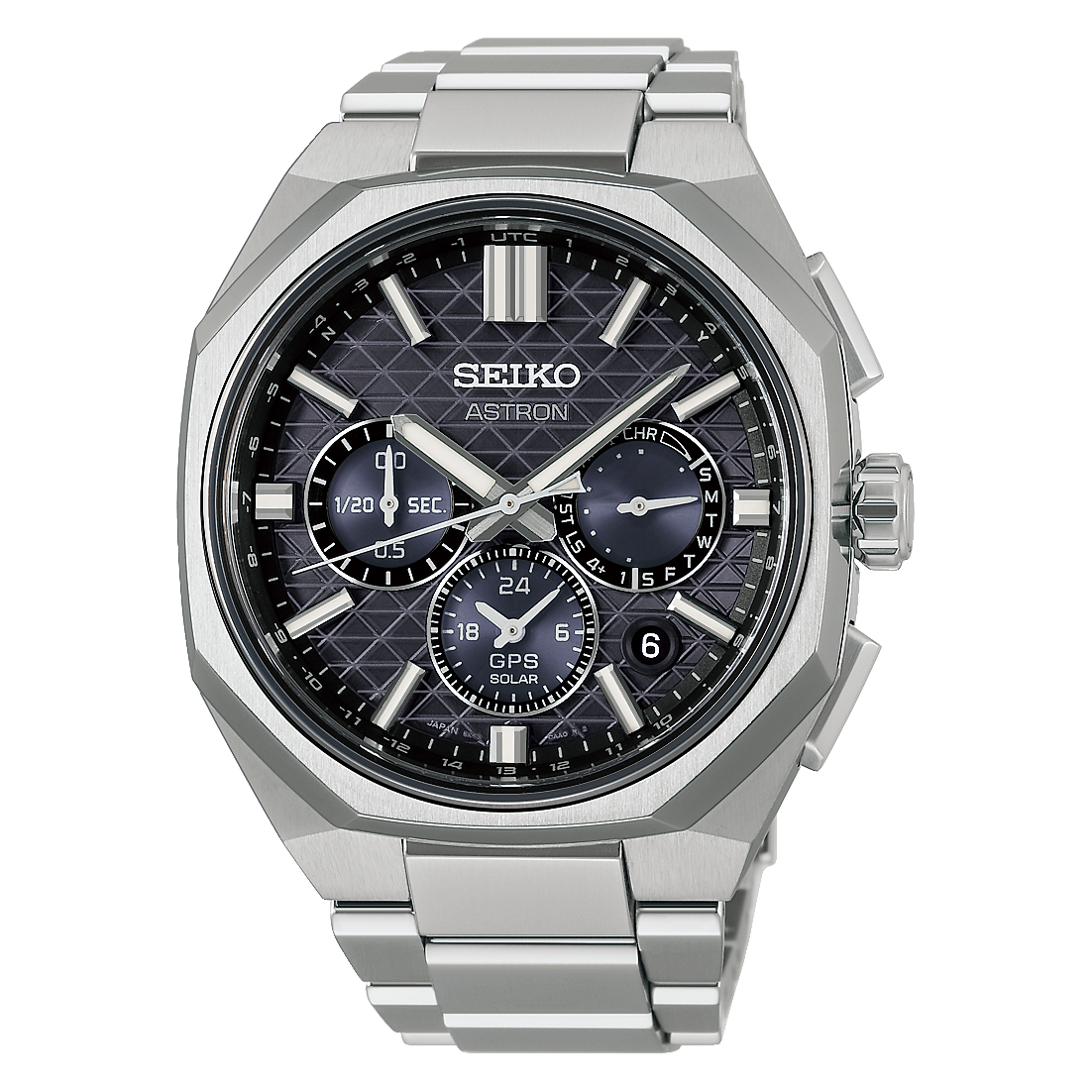 Astron HAB002J1 GPS Solar Dual-Time Chronograph