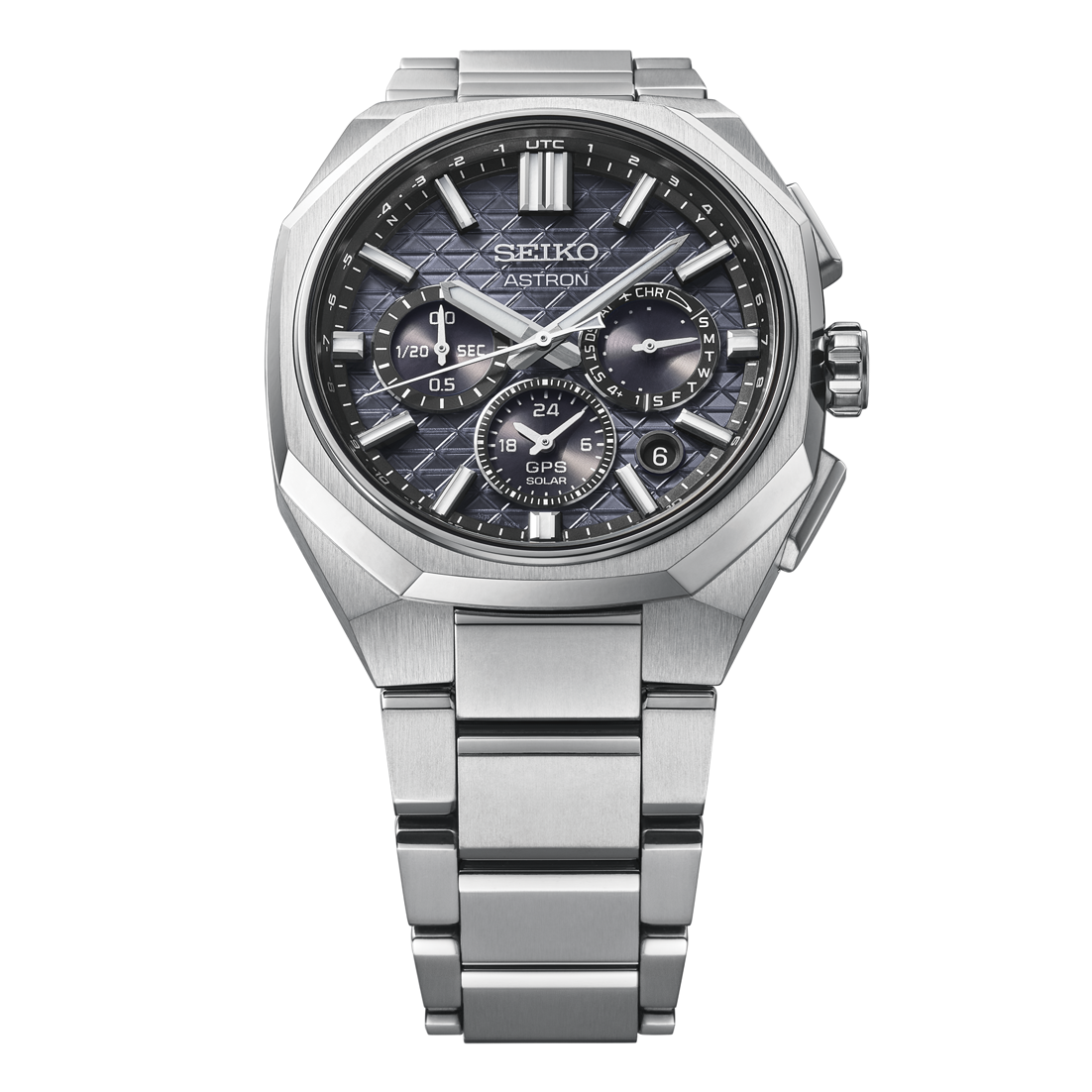Astron HAB002J1 GPS Solar Dual-Time Chronograph