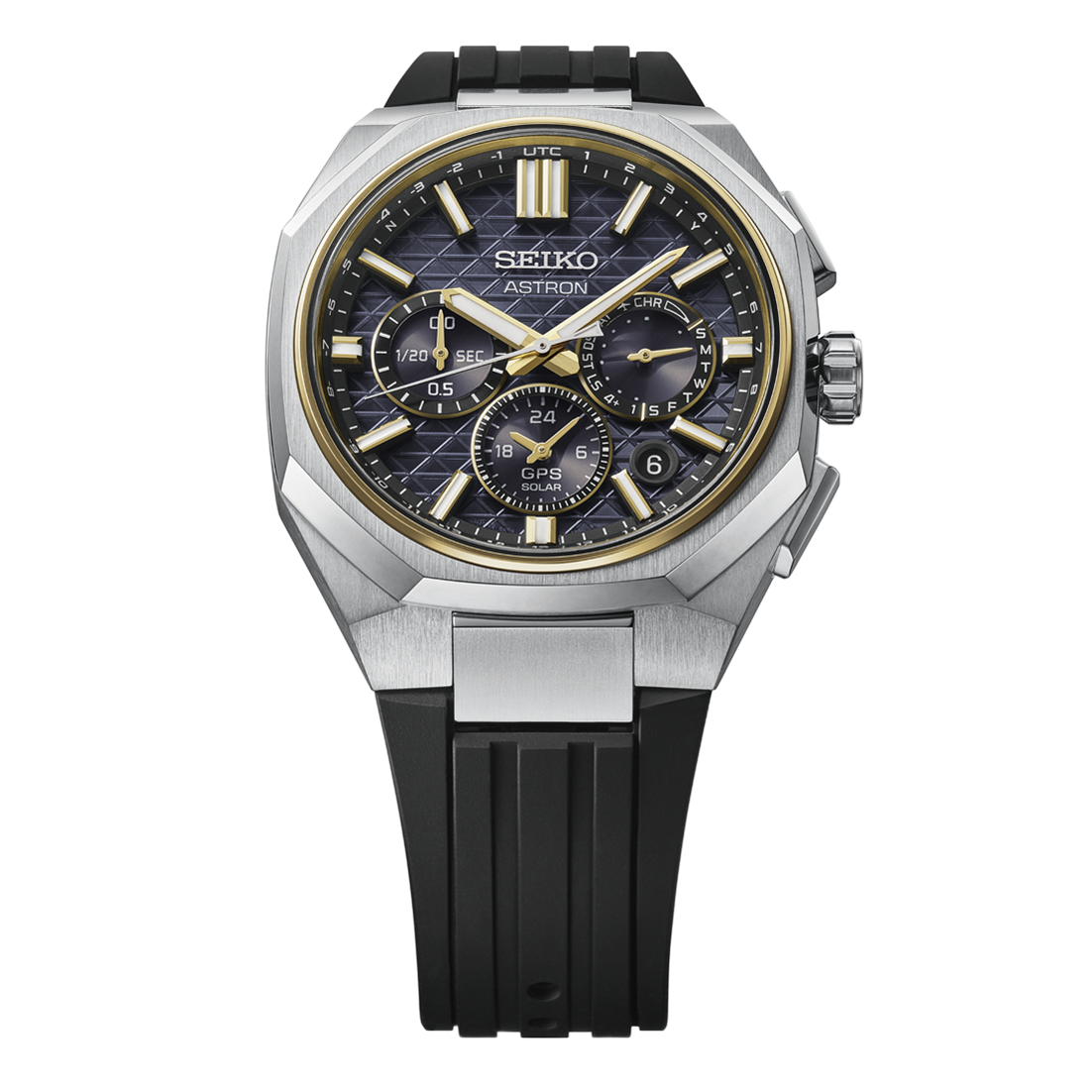 Astron HAB003J1 GPS Solar Dual-Time Chronograph