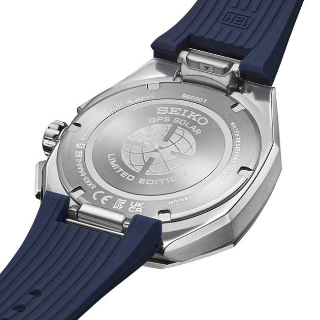 Astron HAB004J1 145th Anniversary GPS Solar Dual Time Chronograph Titanium Limited Edition
