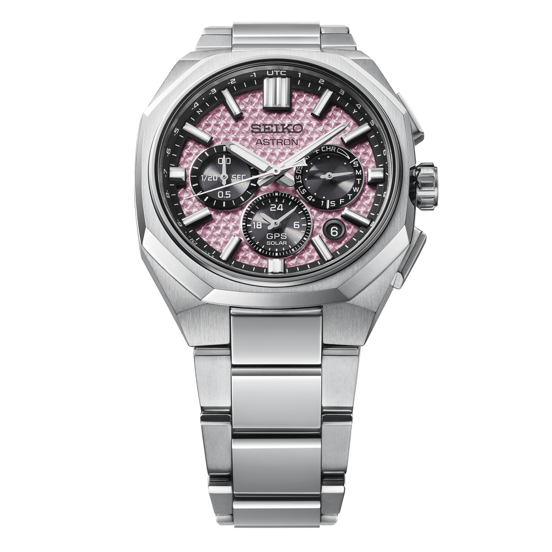 Astron HAB006J1 GPS Solar Dual-Time Chronograph