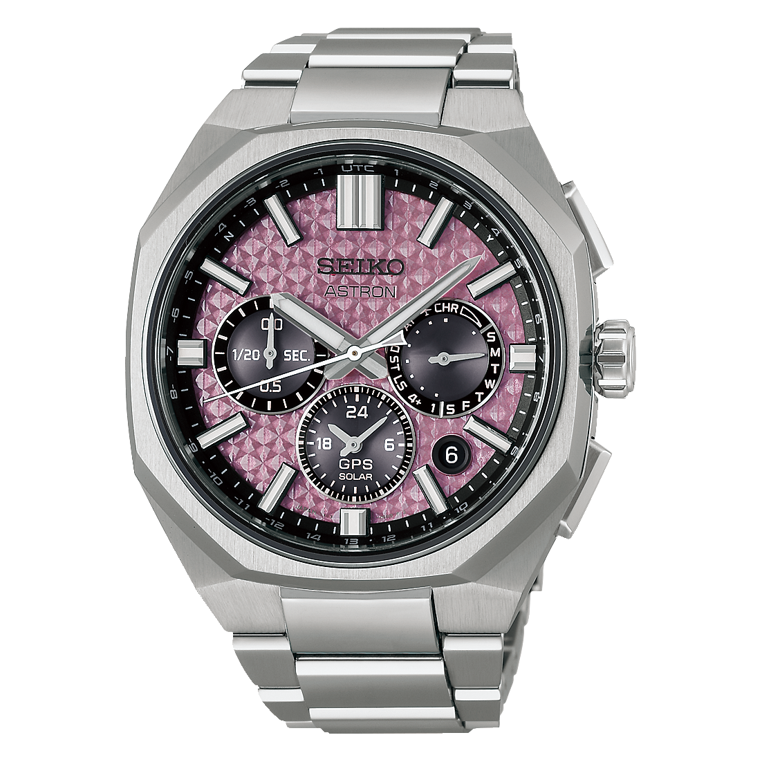 Astron HAB006J1 GPS Solar Dual-Time Chronograph