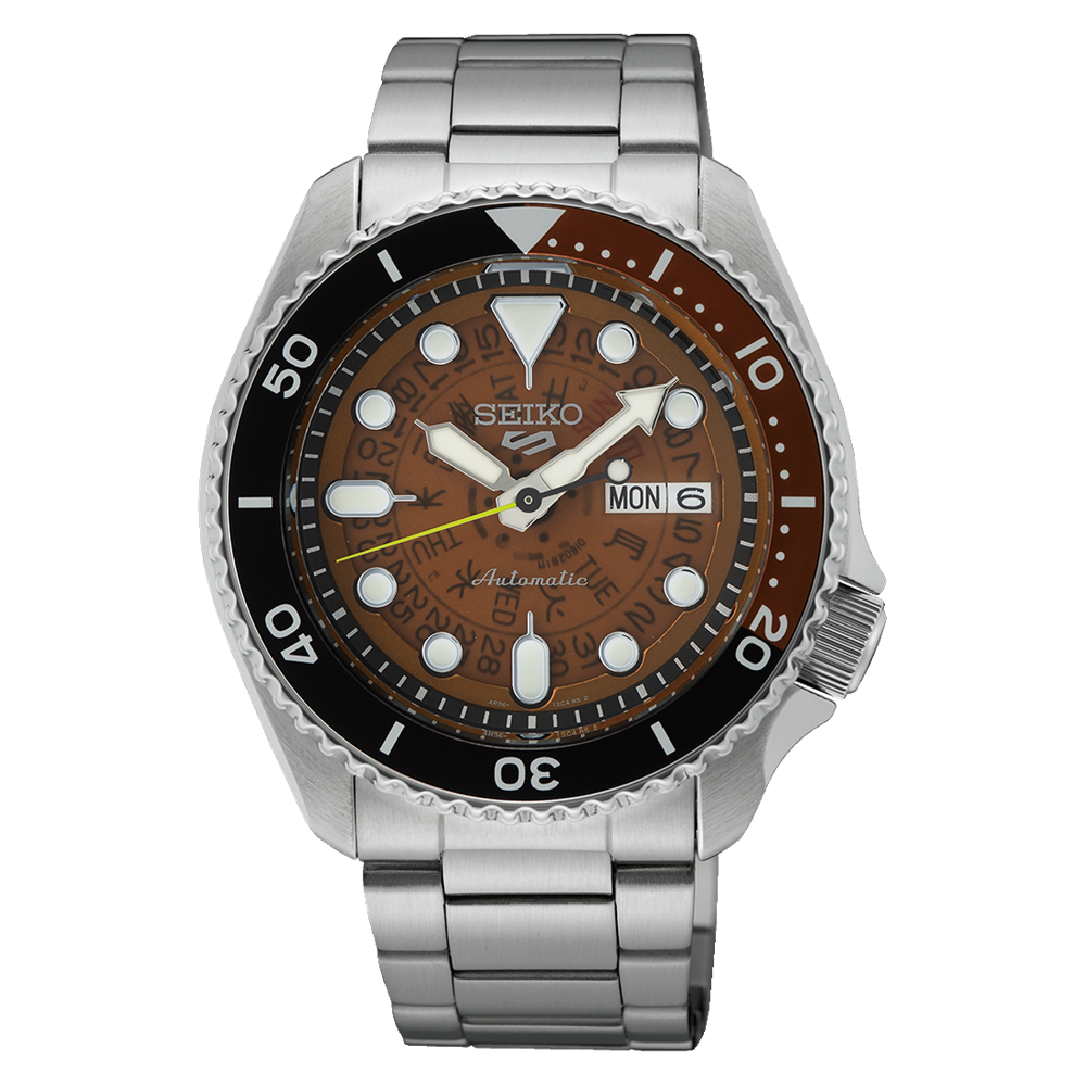 SEIKO 5Sports SRPJ47K1 タイムソナー復刻版 5 Sports SRPJ47K1 SKX Sports Style Time Sonar 'Skeleton Style