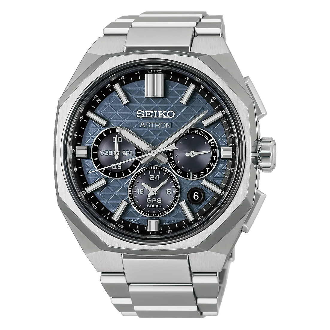Astron HAB001J1 GPS Solar Dual-Time Chronograph