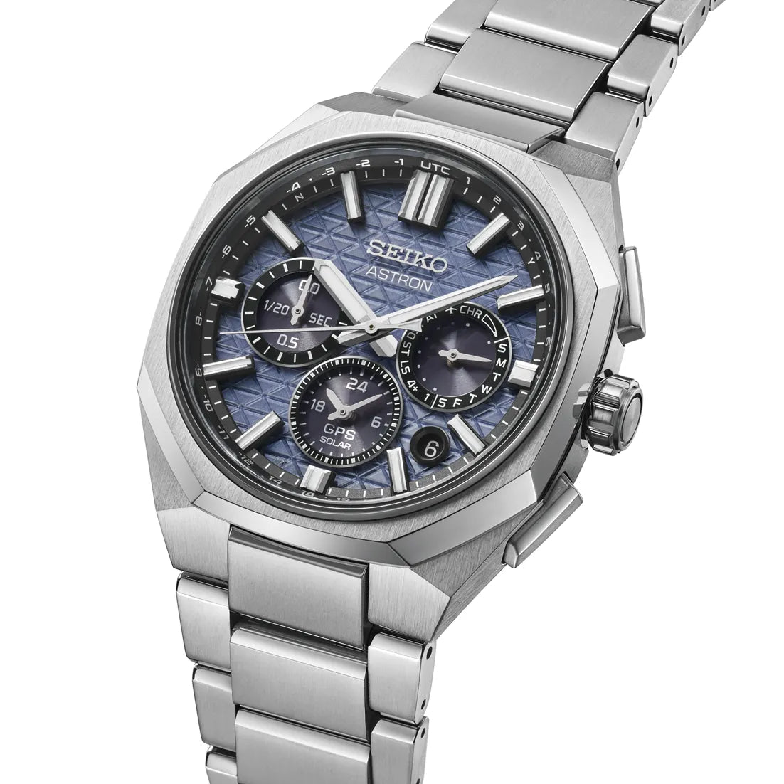 Astron HAB001J1 GPS Solar Dual-Time Chronograph