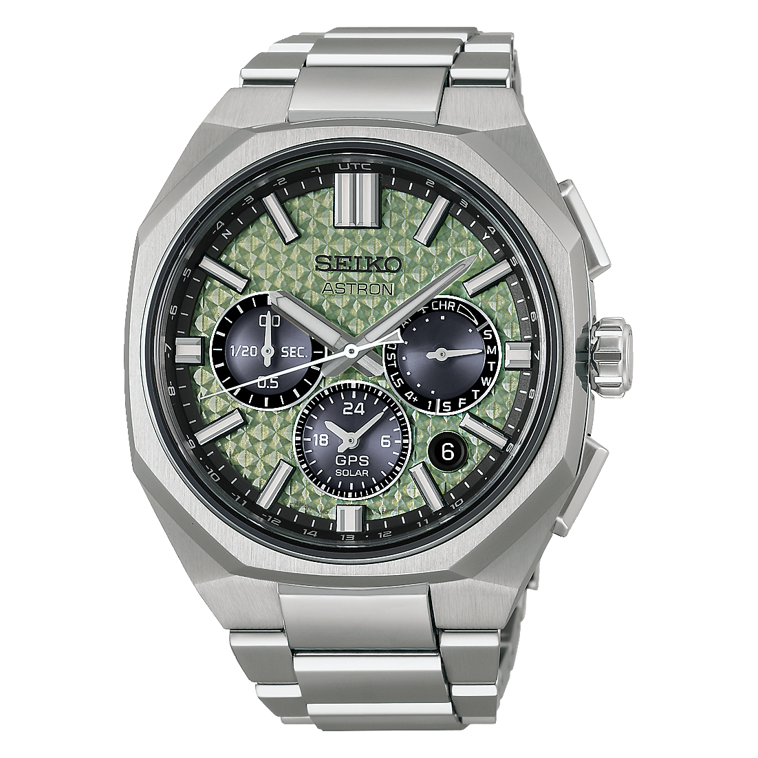 Astron HAB005J1 GPS Solar Dual-Time Chronograph